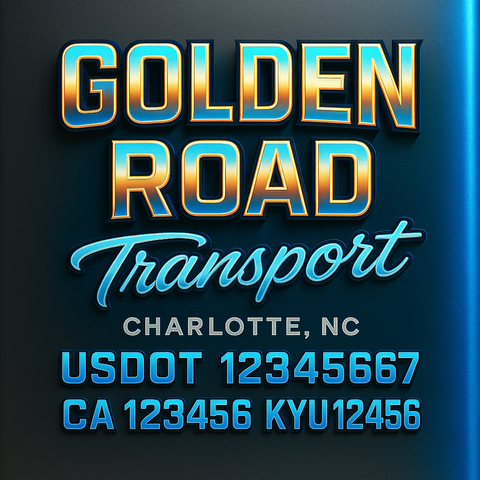 Custom Truck Door Sign Decal Stickers For Business, Trucking Business, Work Trucks (2-Pack)