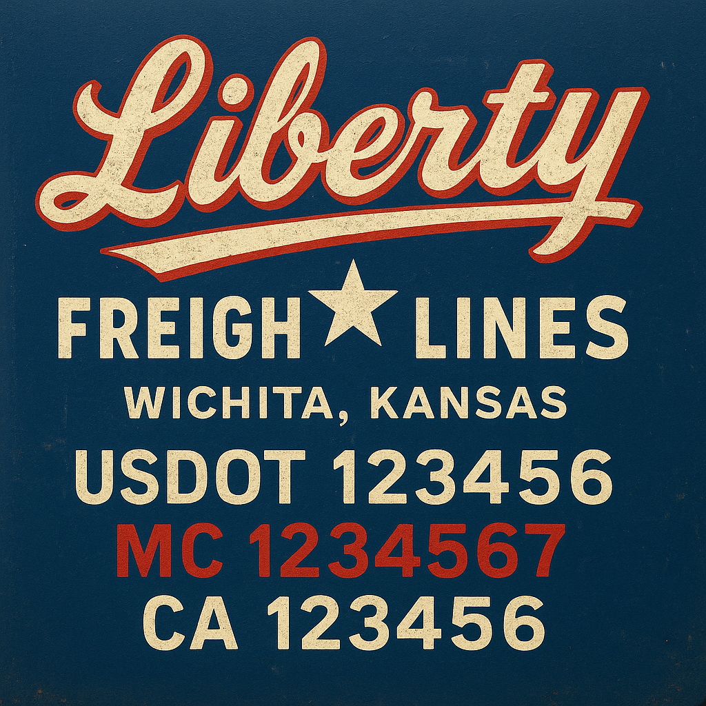 Custom Truck Door Sign Decal Stickers For Business, Trucking Business, Work Trucks (2-Pack)
