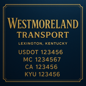 Custom Truck Door Sign Decal Stickers For Business, Trucking Business, Work Trucks (2-Pack)