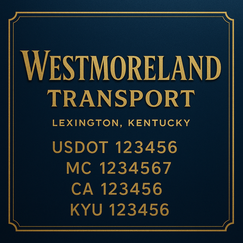 Custom Truck Door Sign Decal Stickers For Business, Trucking Business, Work Trucks (2-Pack)