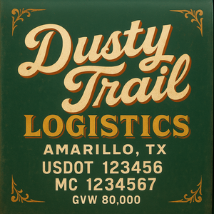 Custom Truck Door Sign Decal Stickers For Business, Trucking Business, Work Trucks (2-Pack)