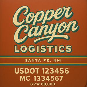 Custom Truck Door Sign Decal Stickers For Business, Trucking Business, Work Trucks (2-Pack)
