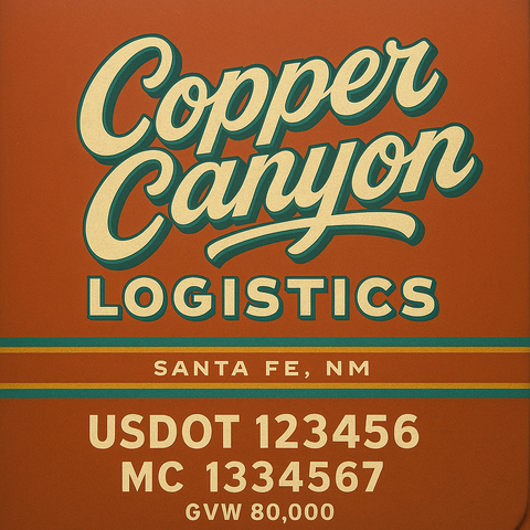 Custom Truck Door Sign Decal Stickers For Business, Trucking Business, Work Trucks (2-Pack)