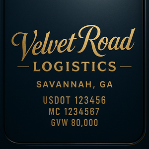 Custom Truck Door Sign Decal Stickers For Business, Trucking Business, Work Trucks (2-Pack)