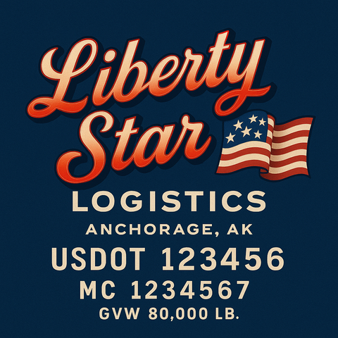 Custom Truck Door Sign Decal Stickers For Business, Trucking Business, Work Trucks (2-Pack)