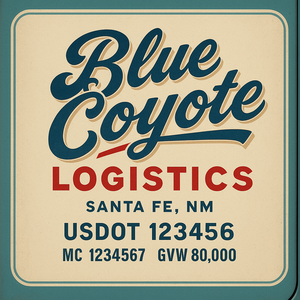 Custom Truck Door Sign Decal Stickers For Business, Trucking Business, Work Trucks (2-Pack)