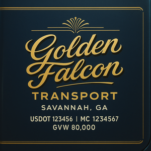 Custom Truck Door Sign Decal Stickers For Business, Trucking Business, Work Trucks (2-Pack)