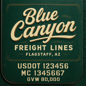 Custom Truck Door Sign Decal Stickers For Business, Trucking Business, Work Trucks (2-Pack)