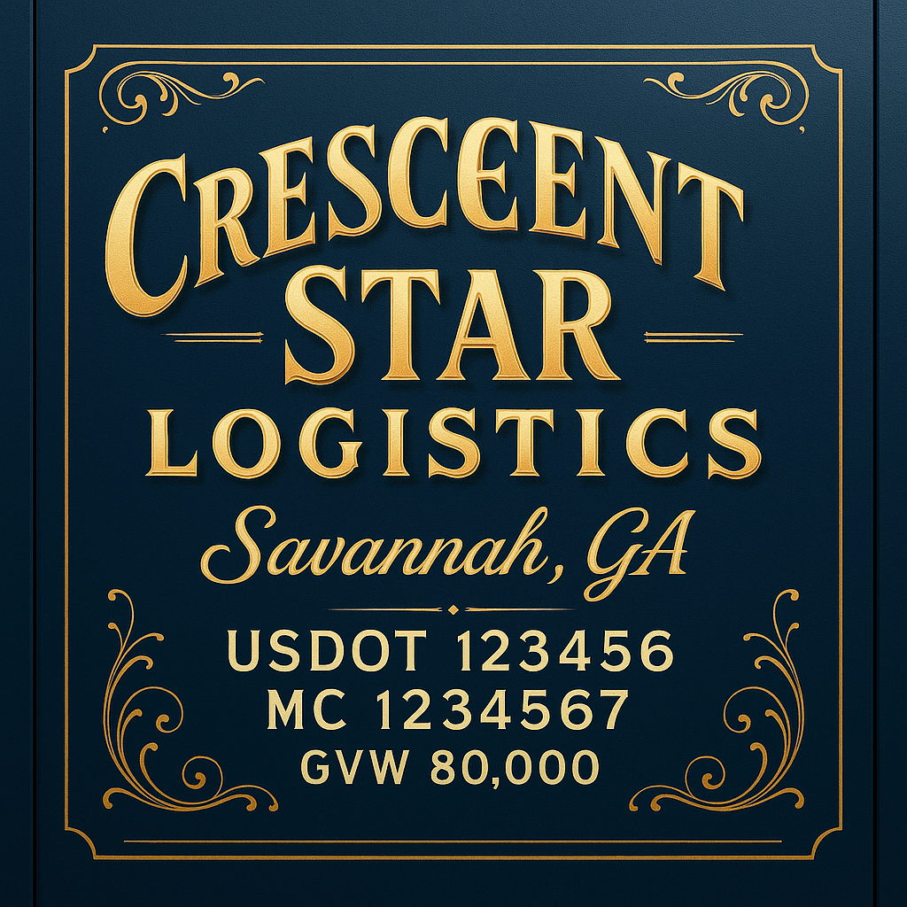 Custom Truck Door Sign Decal Stickers For Business, Trucking Business, Work Trucks (2-Pack)