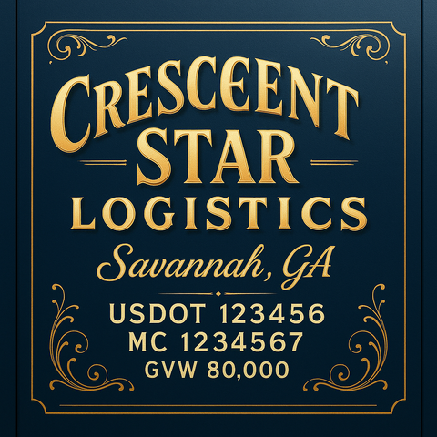 Custom Truck Door Sign Decal Stickers For Business, Trucking Business, Work Trucks (2-Pack)