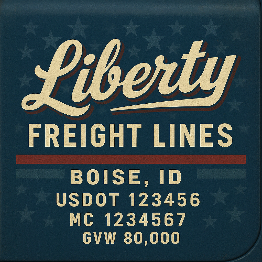 Custom Truck Door Sign Decal Stickers For Business, Trucking Business, Work Trucks (2-Pack)