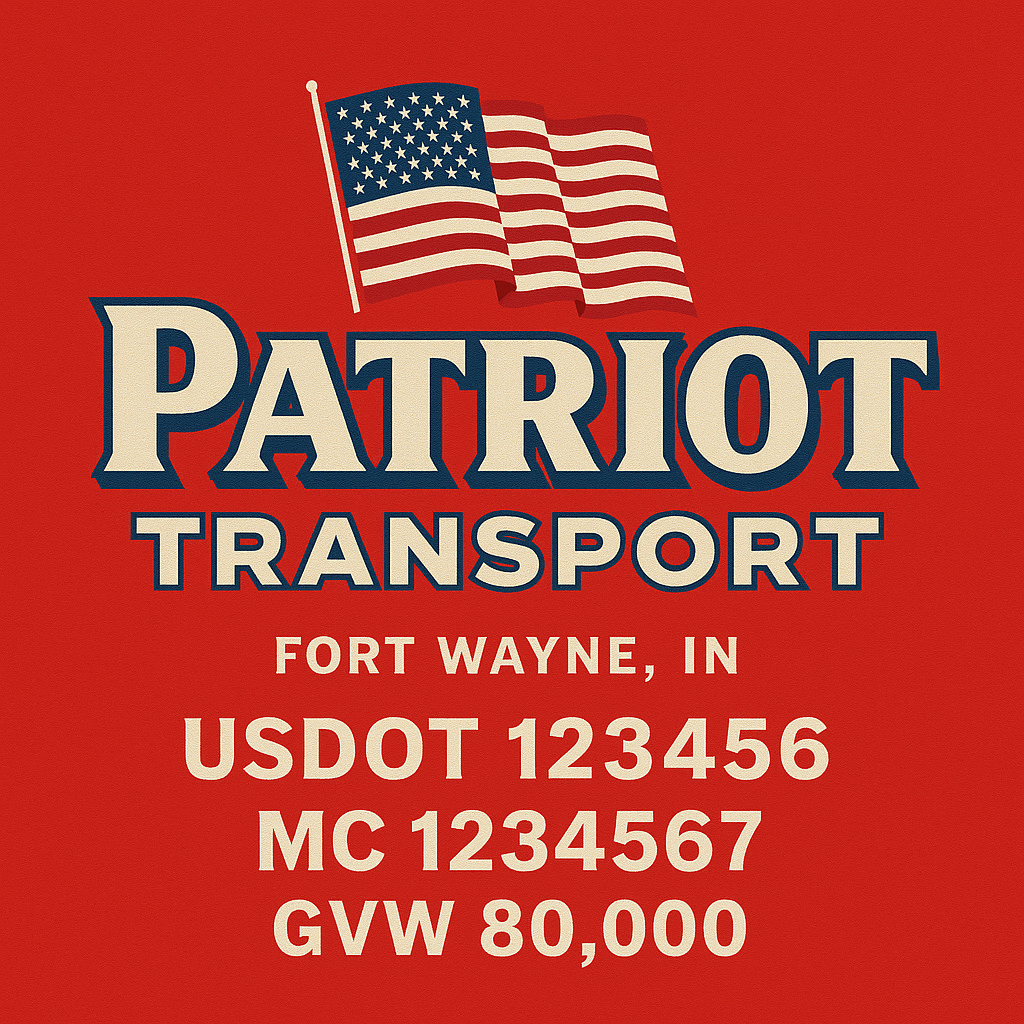 Custom Truck Door Sign Decal Stickers For Business, Trucking Business, Work Trucks (2-Pack)