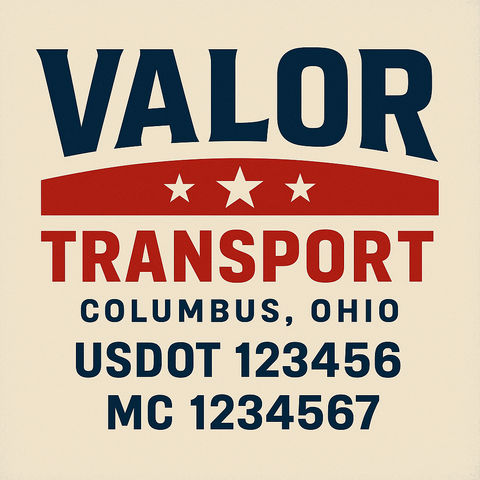 Custom Truck Door Sign Decal Stickers For Business, Trucking Business, Work Trucks (2-Pack)