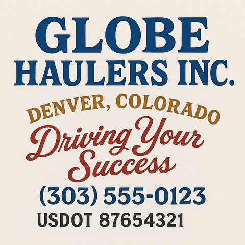 Custom Truck Door Sign Decal Stickers For Business, Trucking Business, Work Trucks (2-Pack)