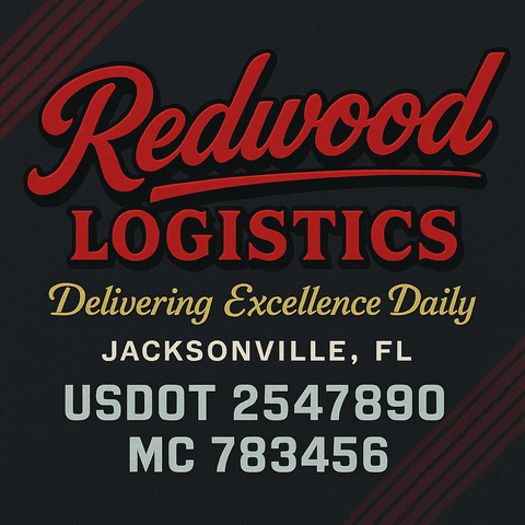 Custom Truck Door Sign Decal Stickers For Business, Trucking Business, Work Trucks (2-Pack)