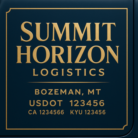 Custom Truck Door Sign Decal Stickers For Business, Trucking Business, Work Trucks (2-Pack)