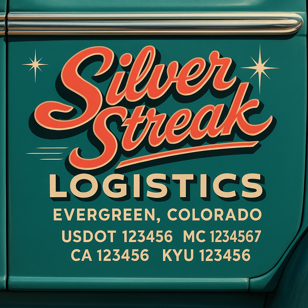 Custom Truck Door Sign Decal Stickers For Business, Trucking Business, Work Trucks (2-Pack)