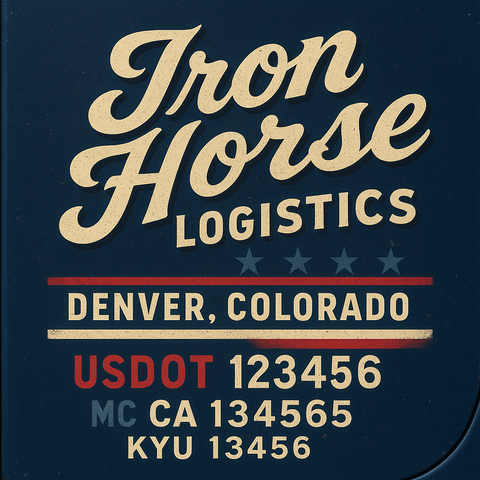 Custom Truck Door Sign Decal Stickers For Business, Trucking Business, Work Trucks (2-Pack)