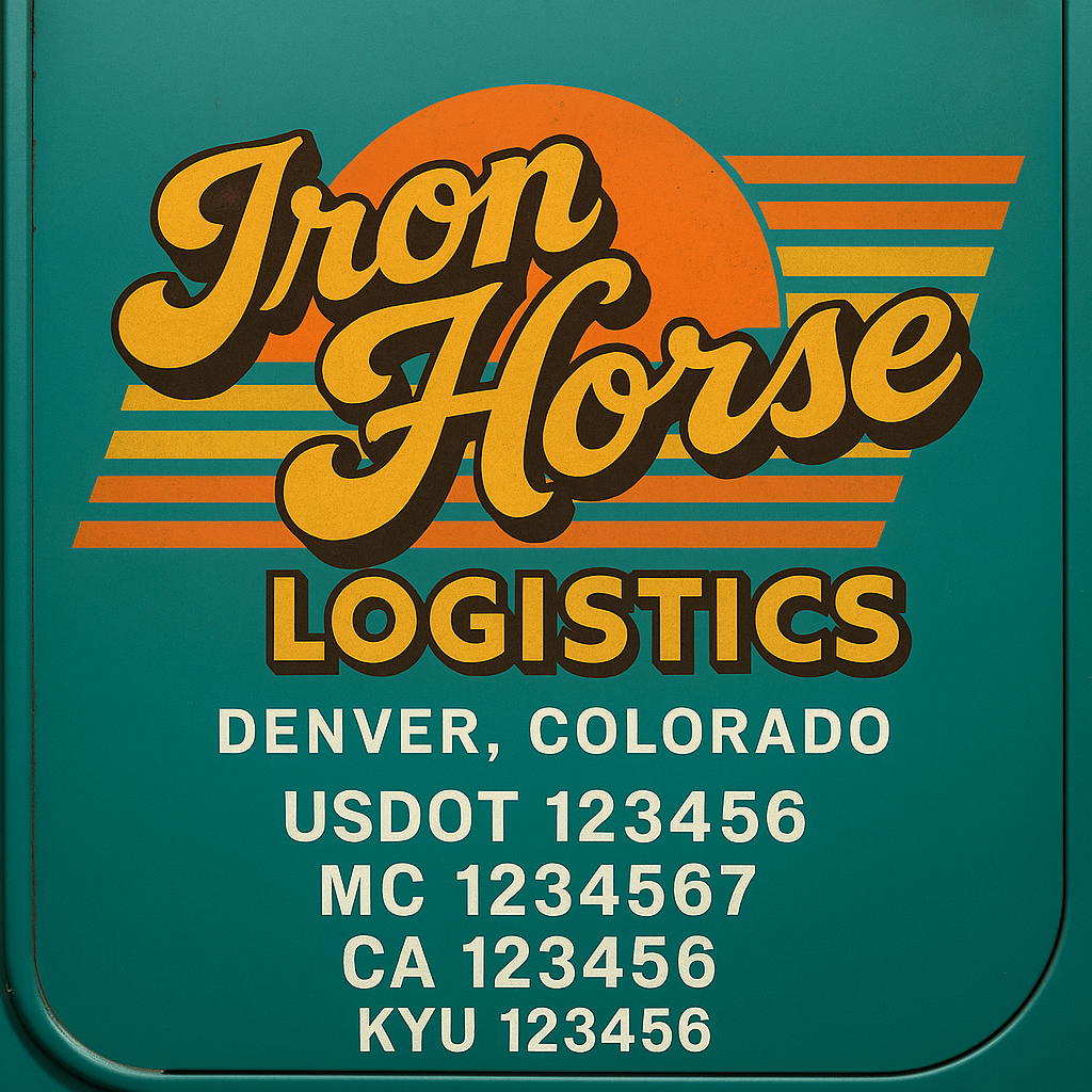 Custom Truck Door Sign Decal Stickers For Business, Trucking Business, Work Trucks (2-Pack)