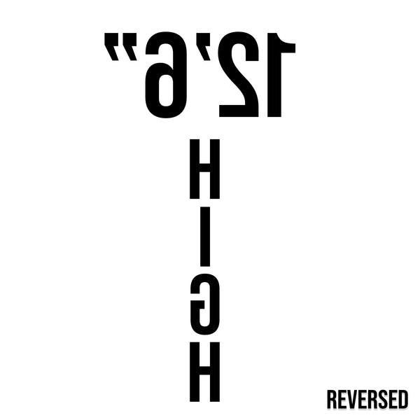 Trailer or Box Truck Height Decal Sticker Sign Regular or Reversed, 2 Pack