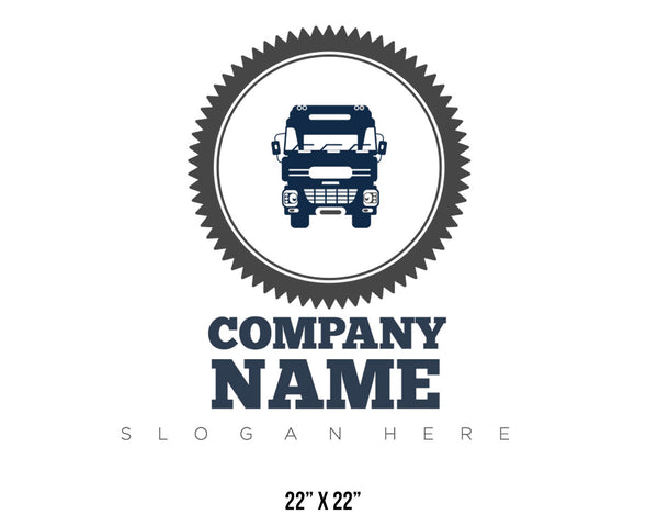 Construction & Contractor Company Name Truck 