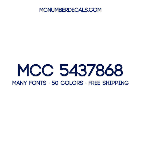 Custom MC Number Decals & Stickers for Business | USDOT & Regulation