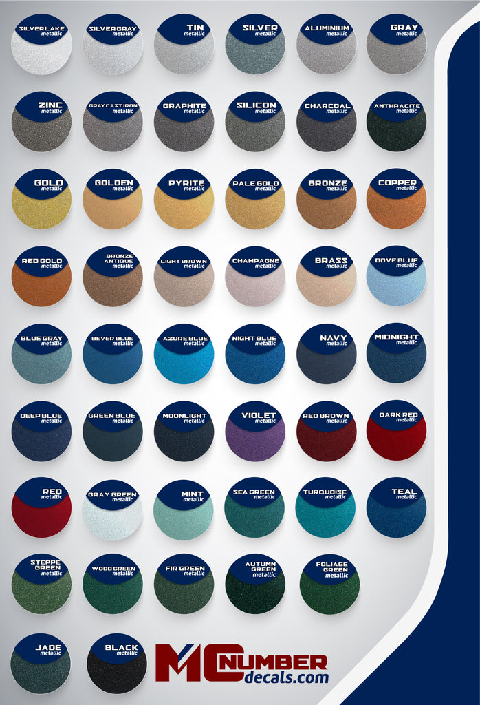 LIC # Number Truck Decal, 2 Pack – MC Number Decals